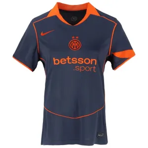 Inter Milan 2025/26 Maillot Third Féminin - Bleu/Orange