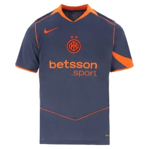 Inter Milan 2025/26 Maillot Third Enfant - Bleu/Orange