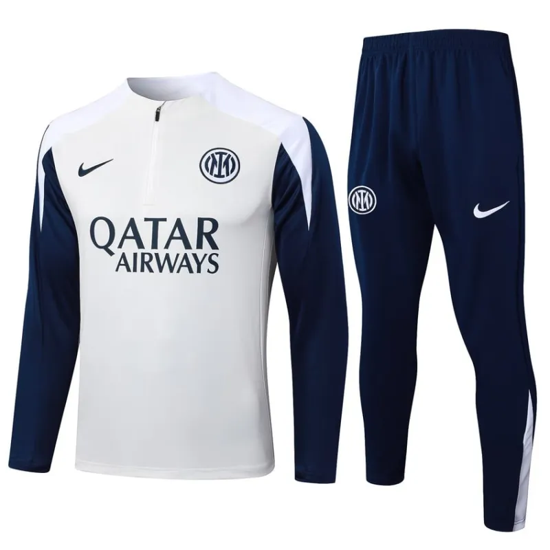 Inter Mailand 2025/26 Trainingsanzug - Weiß
