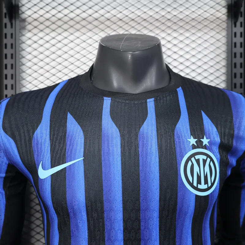 Inter Mailand Langarm-Spieler-Trikot Sonderedition 2025/26 - Schwarz/Blau