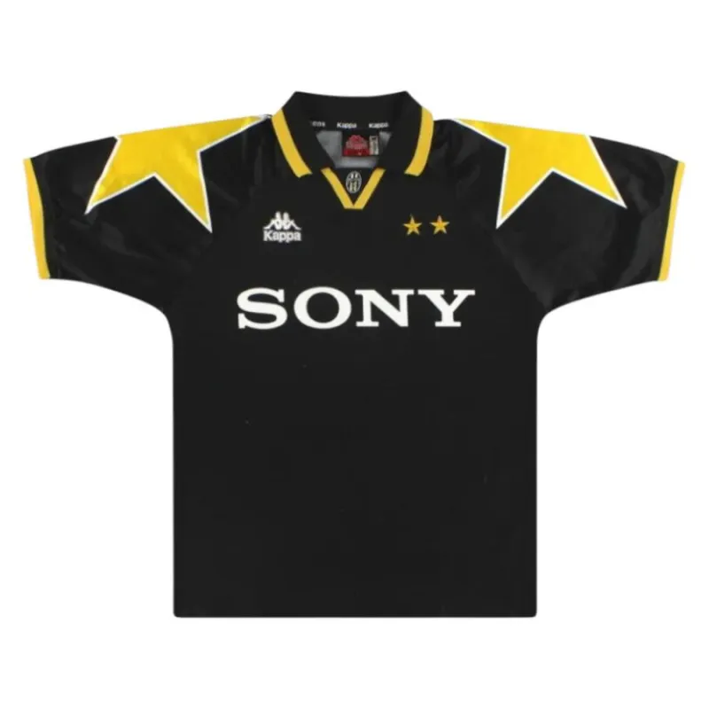Juventus 1995-97 Camiseta retro tercera - Negra