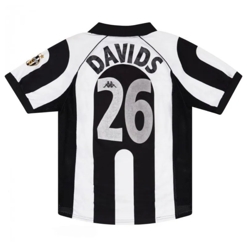 Juventus DAVIDS 1997/98 Retro Home Jersey - White/Black