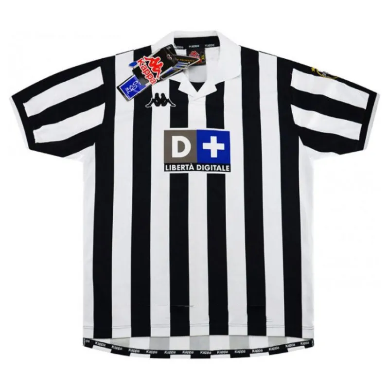 Juventus DEL PIERO 1998/99 Maglia casalinga retrò - Bianca/Nera