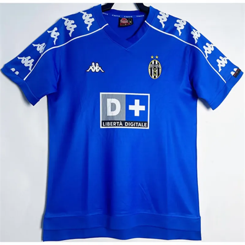 Camiseta retro de visita de Juventus 1999/00 - Azul