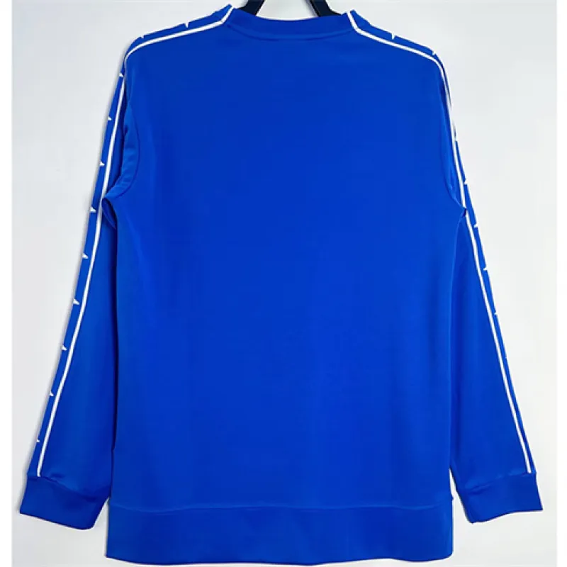 Camiseta retro de visita de mangas largas de Juventus 1999/00 - Azul