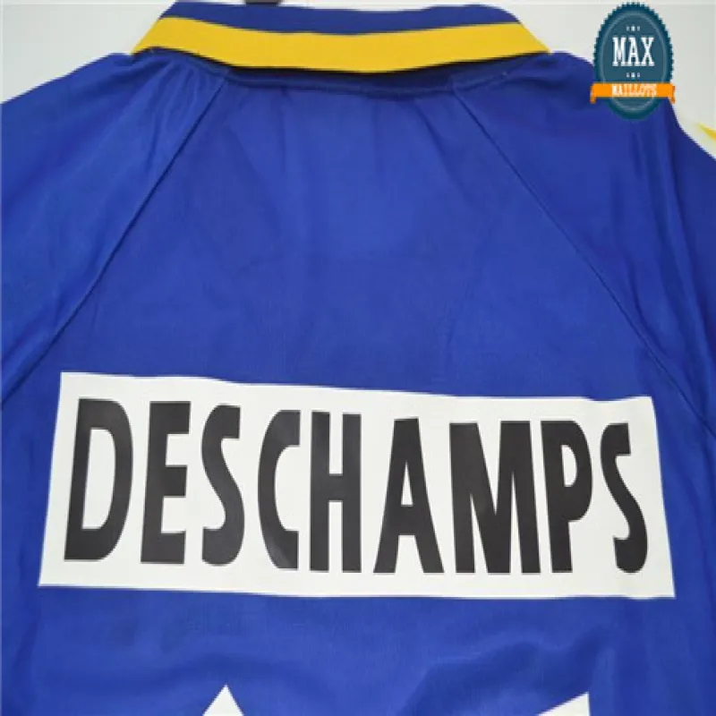 Camiseta retro de visita de la Liga de Campeones UEFA de Juventus 1995/96 - Azul