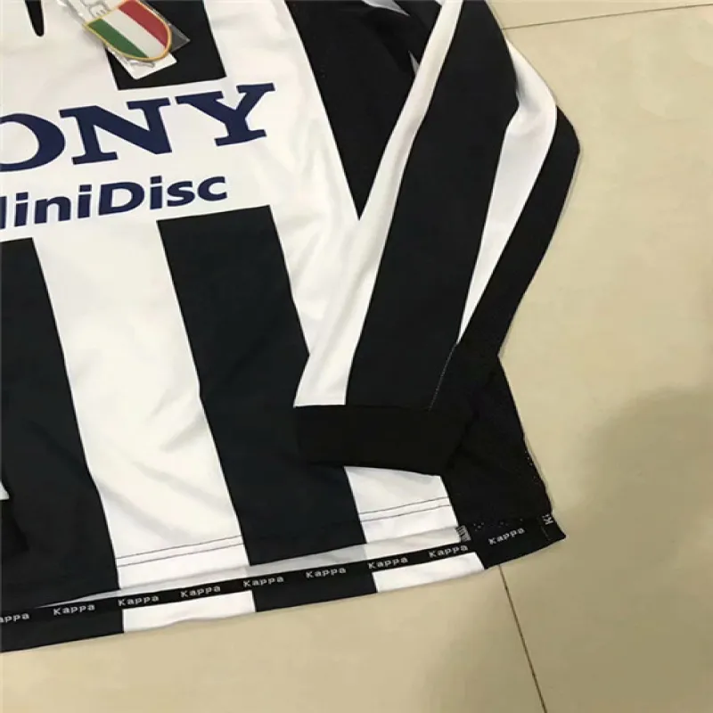 Juventus 1997/98 Heimretro - Langarmtrikot - Weiß