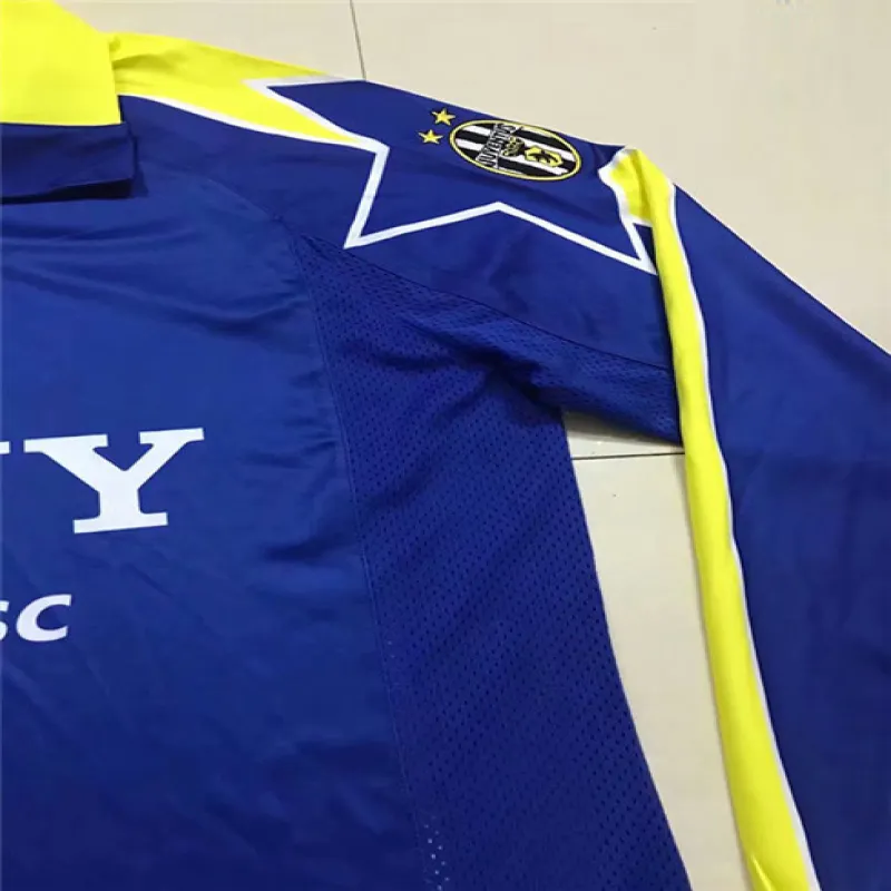 Camiseta retro de mangas largas nº 3 de Juventus 1998 - Azul