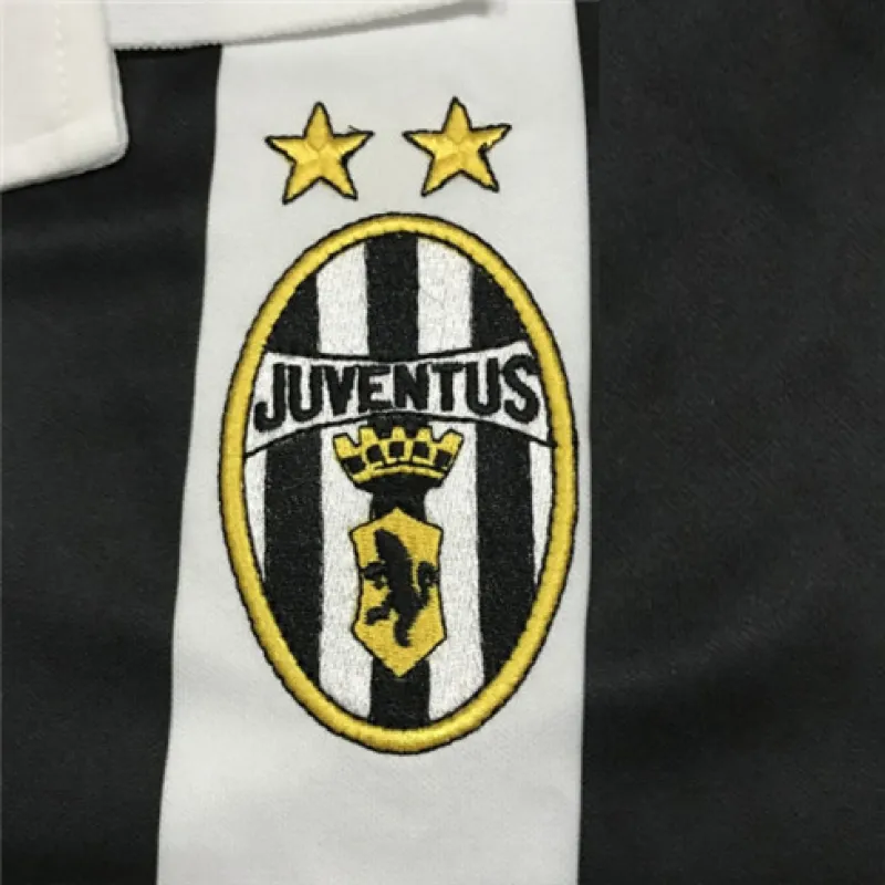 Maglia retro di casa a maniche lunghe della Juventus 1999/00 - Bianca