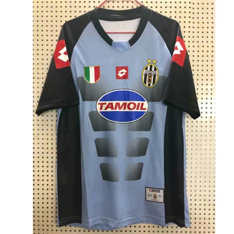 Juventus 2002/03 Auswärts - Retro - Torwartstrikot - Blau