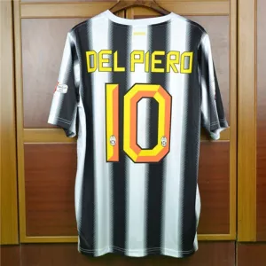 Maillot retro de domicile n°10 de Juventus en 2011/12 d'Alessandro Del Piero - Blanc