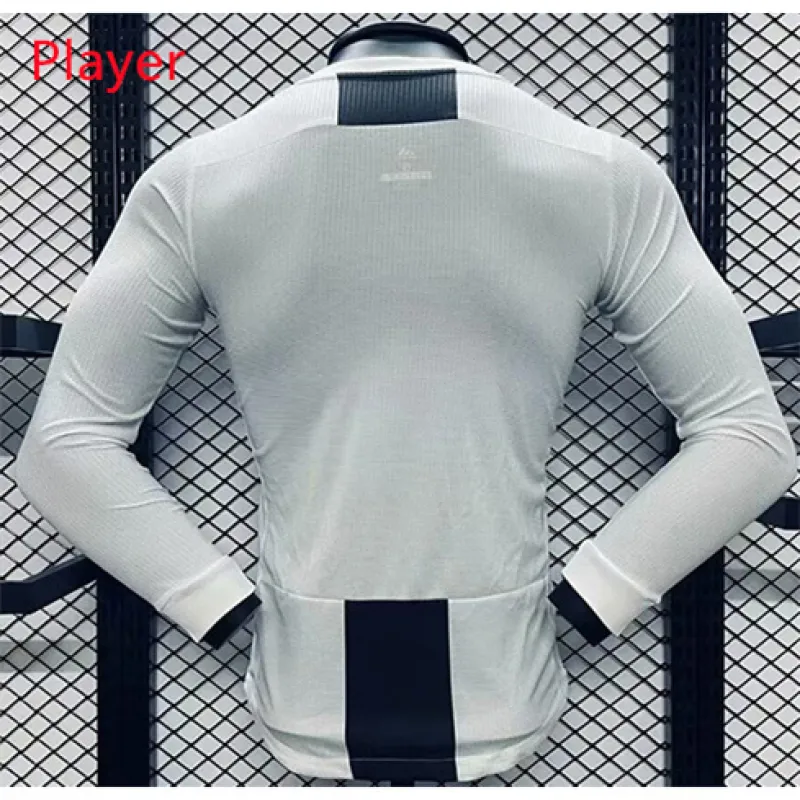 Camiseta retro de manga larga de casa del jugador de Juventus 2018/19 - Blanca