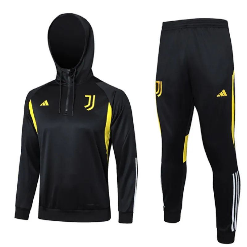 Abito sportivo con cappuccio della Juventus 2024/25 - Nero