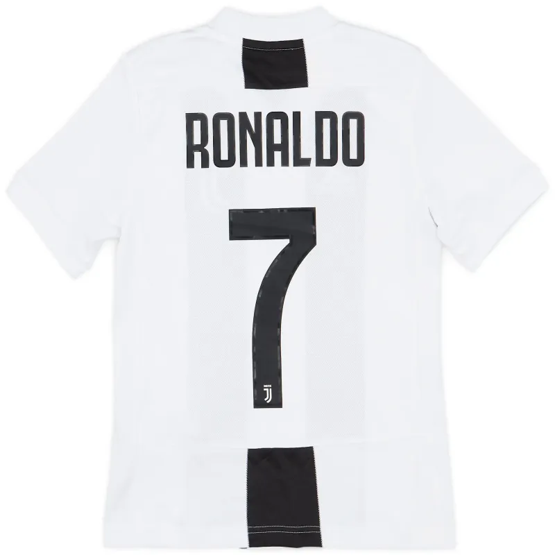 Camiseta retro local nº7 de Juventus de Cristiano Ronaldo 2018/19 - Blanca
