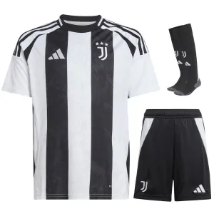 Jeu de maillots pour enfants de domicile de Juventus 2024/25 - Blanc