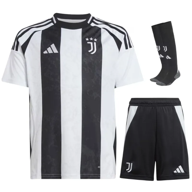 Jeu de maillots pour enfants de domicile de Juventus 2024/25 - Blanc