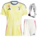 Ensemble de maillots pour enfants de l'extérieur de Juventus 2024/25 - Jaune