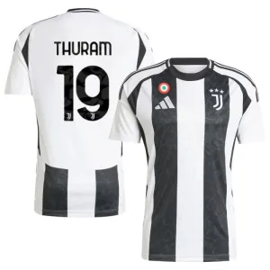 Thuram's Juventus 2024/25 Heimjersey - Weiß