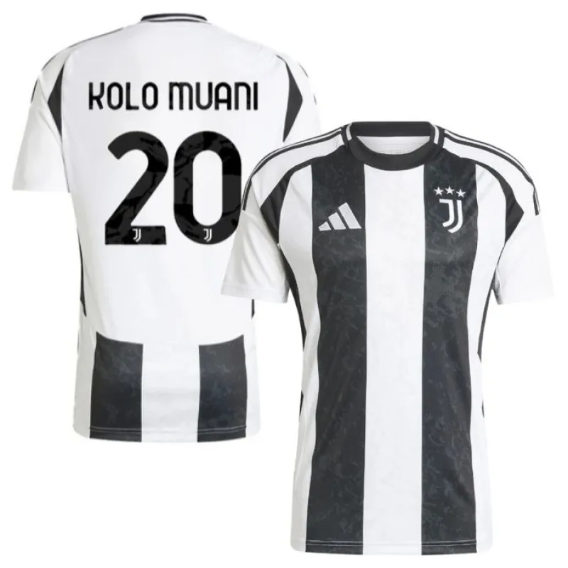La camiseta de local de Juventus 2024/25 de Kolo Muani - Blanca