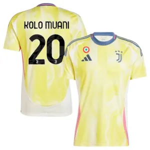 Le maillot d'extérieur de Juventus 2024/25 de Kolo Muani - Jaune