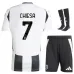Chiesa Juventus 2024/25 Home Kinder Trikot Set