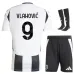 Ensemble de maillots pour enfants domicile de Juventus 2024/25 de Vlahovic - Blanc