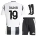 Ensemble de maillots pour enfants domicile de Juventus 2024/25 de Thuram - Blanc