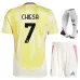 Ensemble de maillots pour enfants extérieurs de Juventus 2024/25 de Chiesa - Jaune