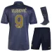 Vlahovic's Juventus 2024/25 Third Children's Jersey Set - Navy Blue