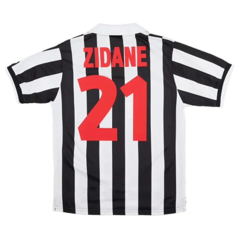 Camiseta local retro de Zinedine Zidane Juventus 1998/99 - Blanca