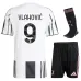 Kit infantil VLAHOVIC de Juventus 2025/26 local - Blanco