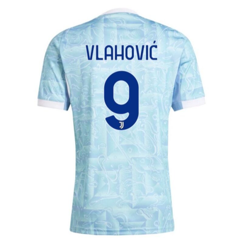 Juventus Vlahović 2025/26 Auswärtstrikot - Blau