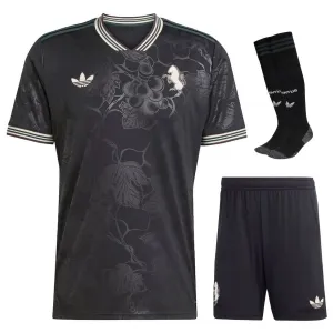 Juventus 2025/26 Set Camiseta Tercera Infantil - Negra