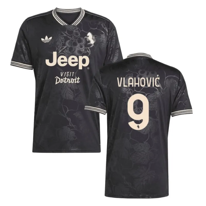 Juventus VLAHOVIC 2025/26 Camiseta Third - Negra