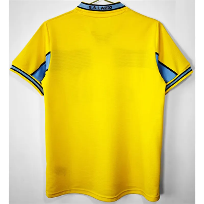 Maillot rétro de Lazio 1998/99 - Jaune