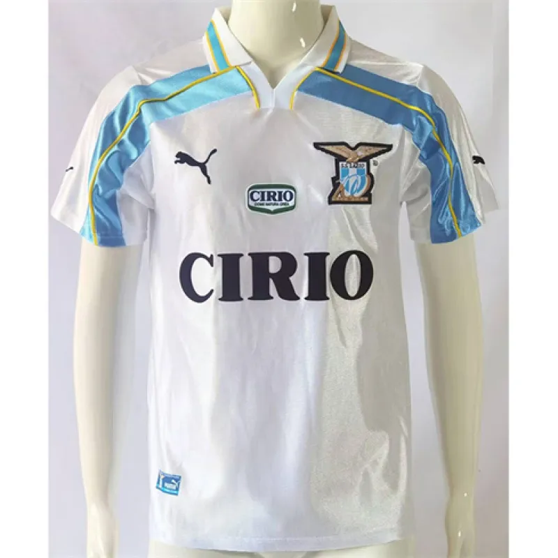 Lazio 1999/00 Retro Auswärtstrrikot - Weiß
