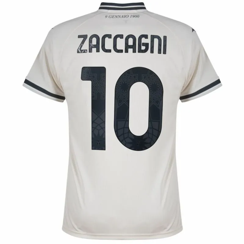 Lazio ZACCAGNI Camiseta de Visitante 2025/26 - Blanco
