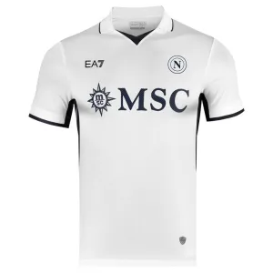 Le maillot d'extérieur 2024/25 du Napoli - blanc
