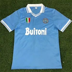 Napoli 1986/87 Auswärts - Retro - Trikot - Blau
