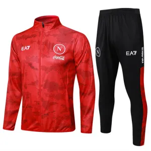 Veste de sport pour enfants de Naples 2024/25 - Rouge