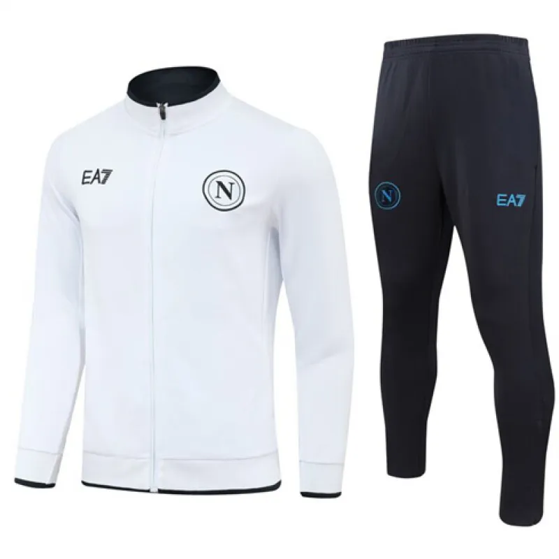 Napoli 2024/25 Kinder-Sportjacke - Weiß