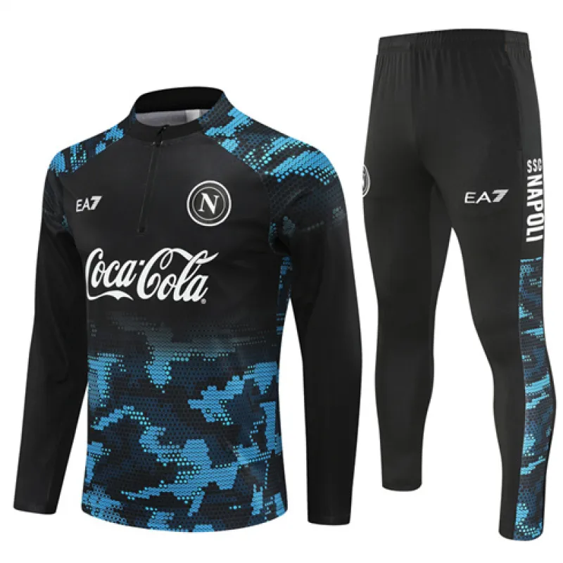 Napoli 2024/25 Kinder-Sportbekleidung - Schwarz