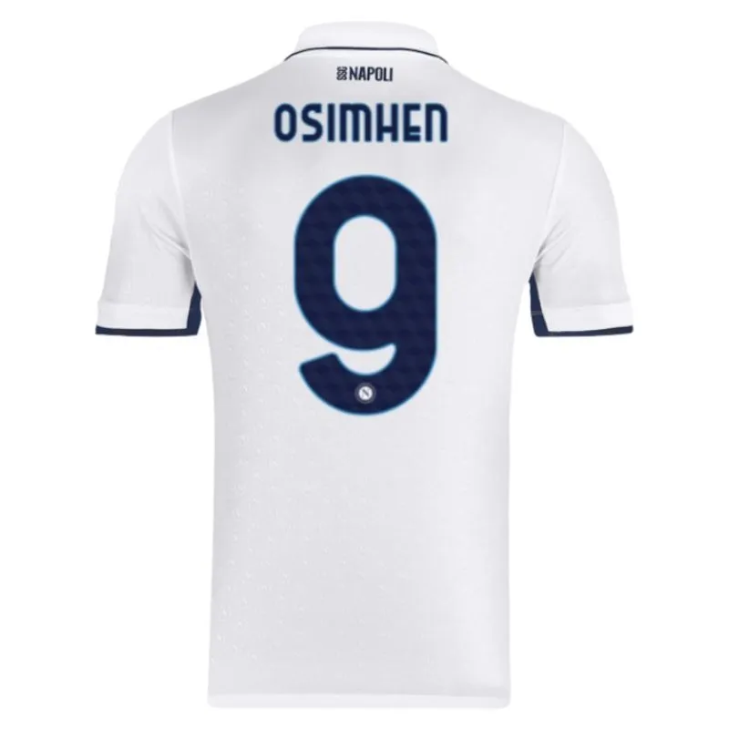 Camiseta de campo de fuera de Napoli 2024/25 de Osimhen - Blanca
