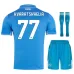 Kvaratskhelia's Napoli 2024/25 Heim-Kids-Jersey-Set - Blau