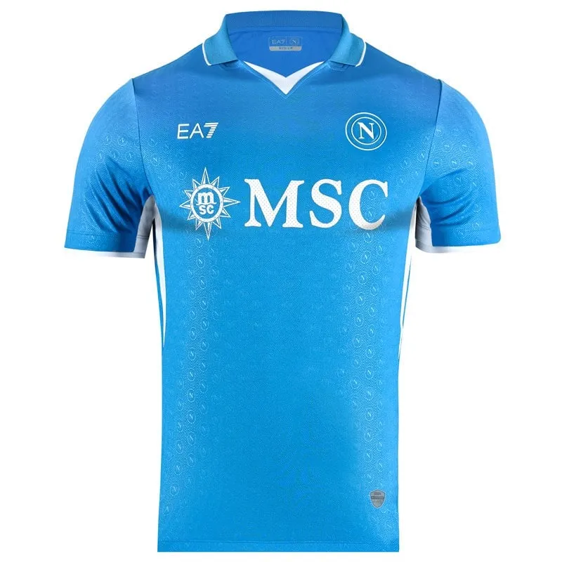 Kvaratskhelia's Napoli 2024/25 Heim-Kids-Jersey-Set - Blau