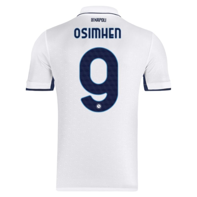 Set di maglie per bambini di fuori campo di Napoli 2024/25 di Osimhen - Bianca