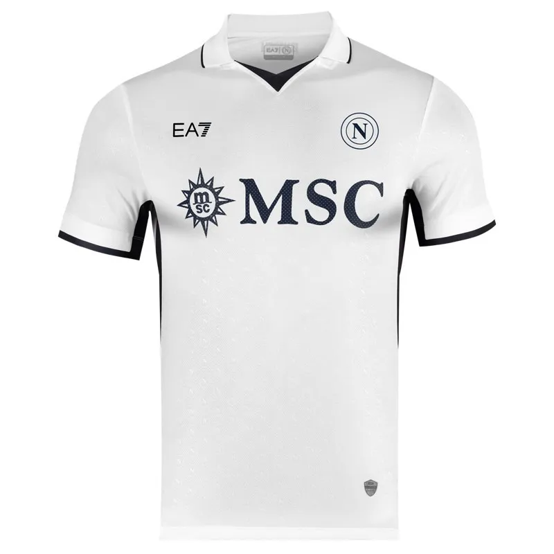 Cheddira's Napoli 2024/25 Auswärts - Kids - Jersey - Set - Weiß