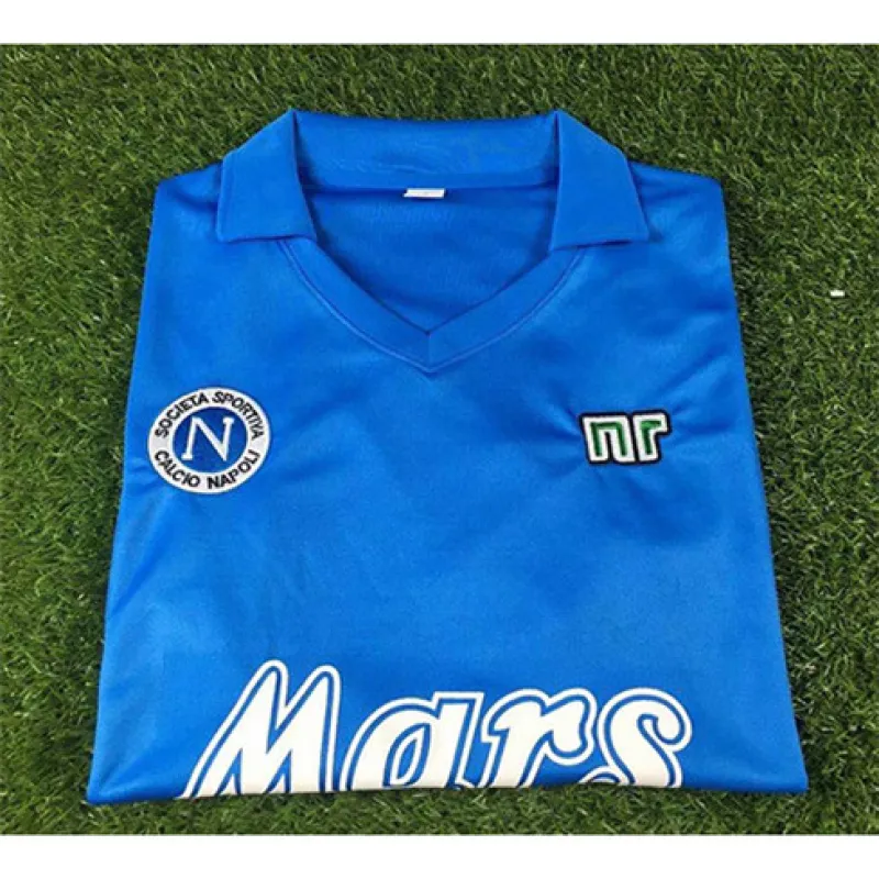 Camiseta retro de local de Nápoles 1988/89 - Azul