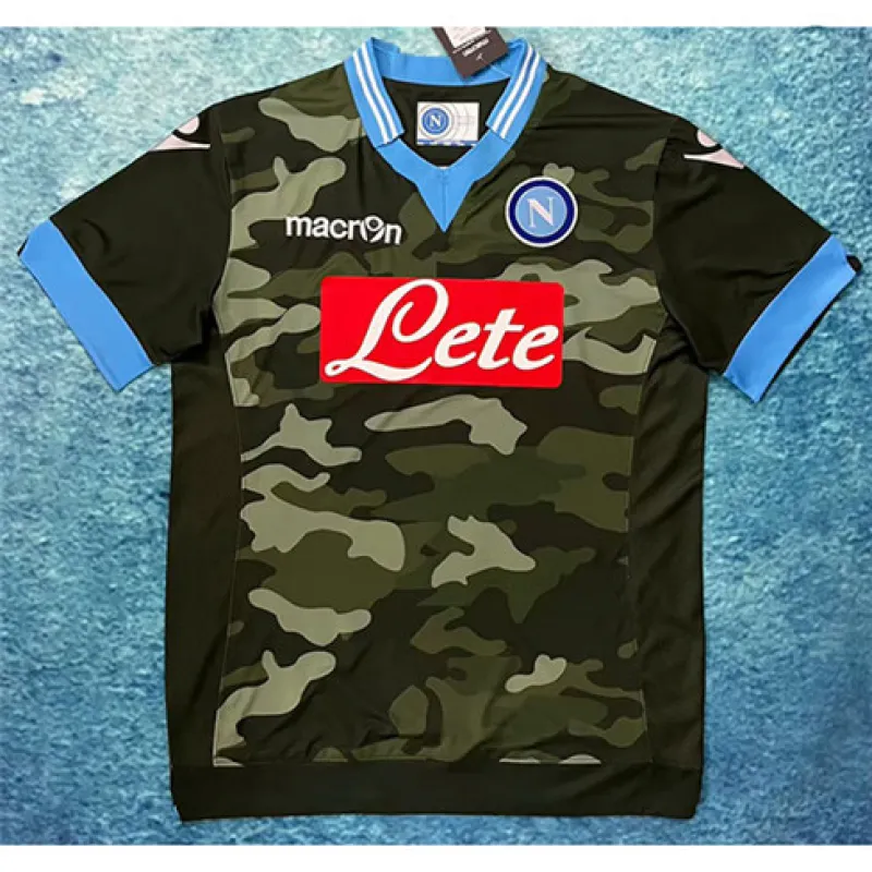 Camiseta retro de visita de Nápoles 2013/14 - Verde
