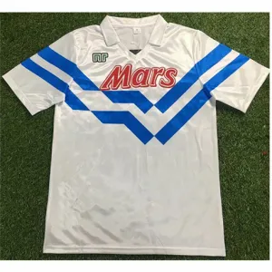 Napoli 1988/89 Auswärts - Retro - Trikot - Weiß